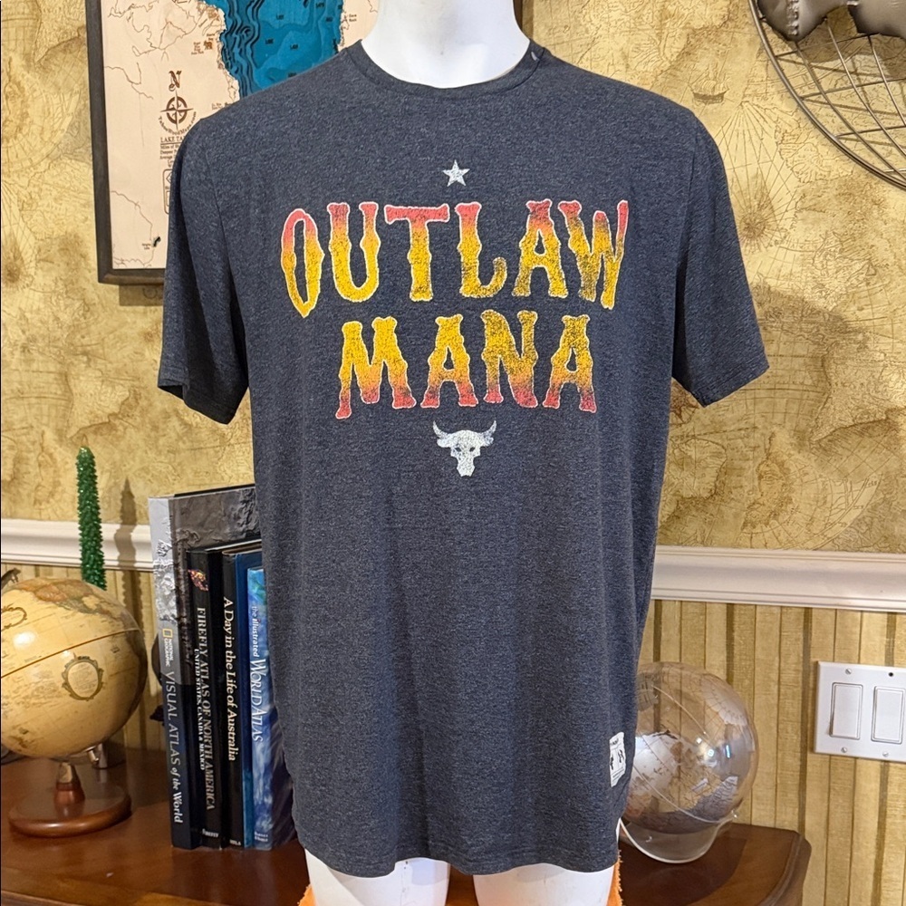 Under Armour Dark Gray Outlaw Mana T-Shirt Large